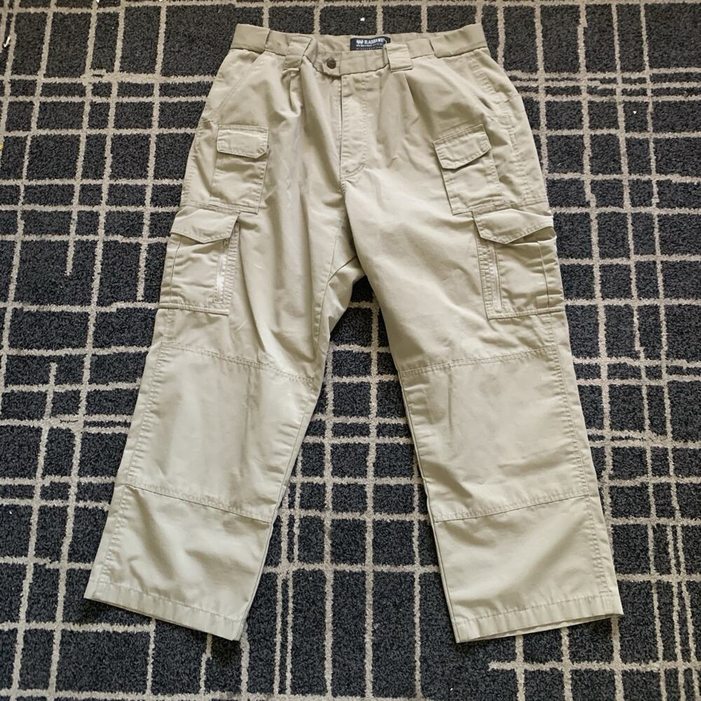 BLACKHAWK Pants Mens 38x34 (actual 36x27) Beige Cargo Tactical Heavyweight